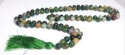 Indian Agate Japa Beads